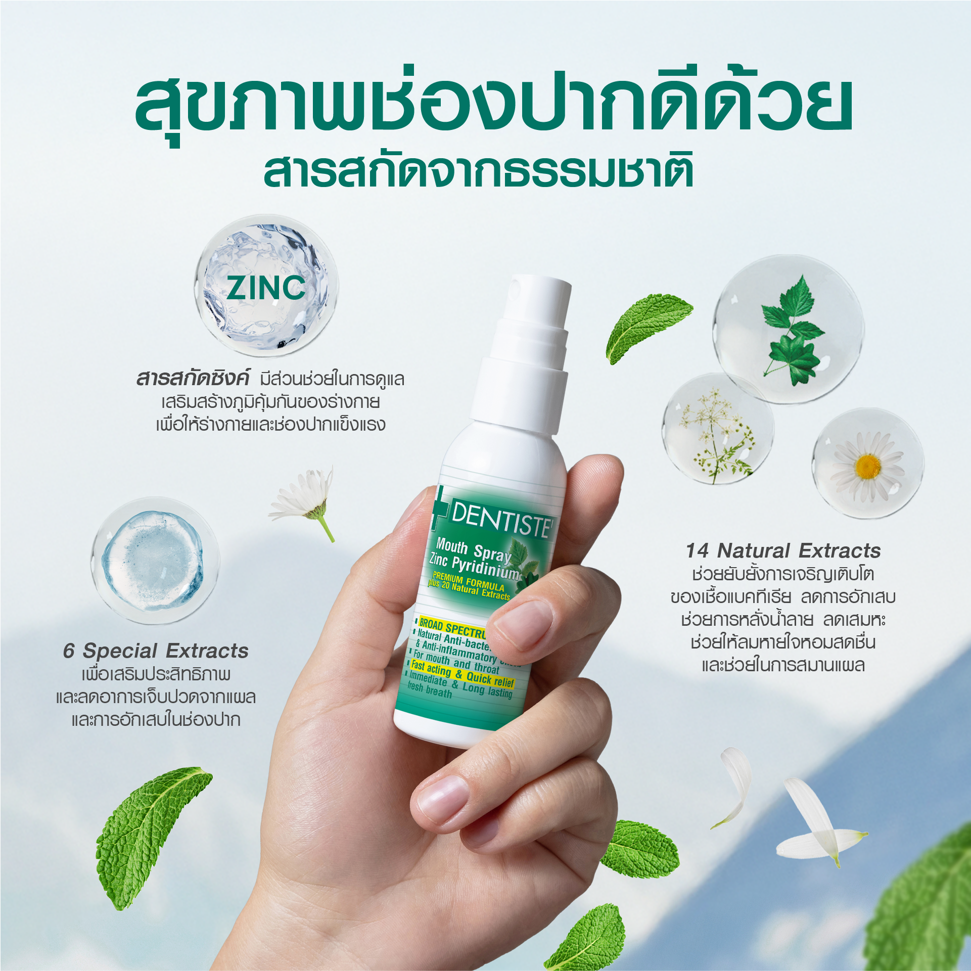 Mouth Spray Zinc Pyridinium