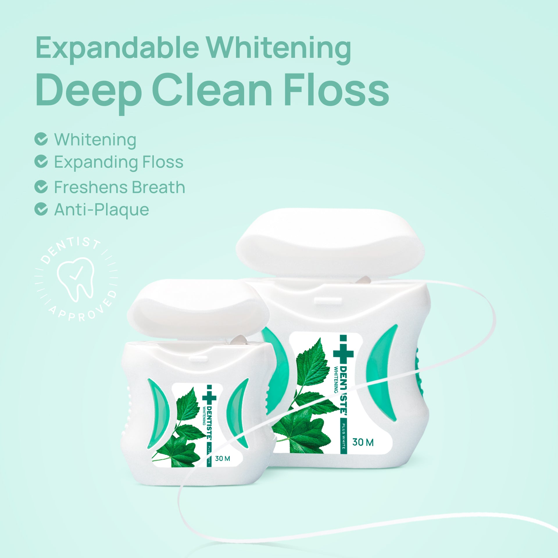 Expandable Whitening Deep Clean Floss