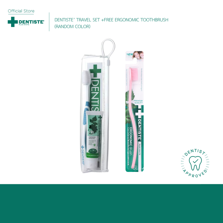 [New] Dentiste' Travel Set +Free Ergonomic Toothbrush