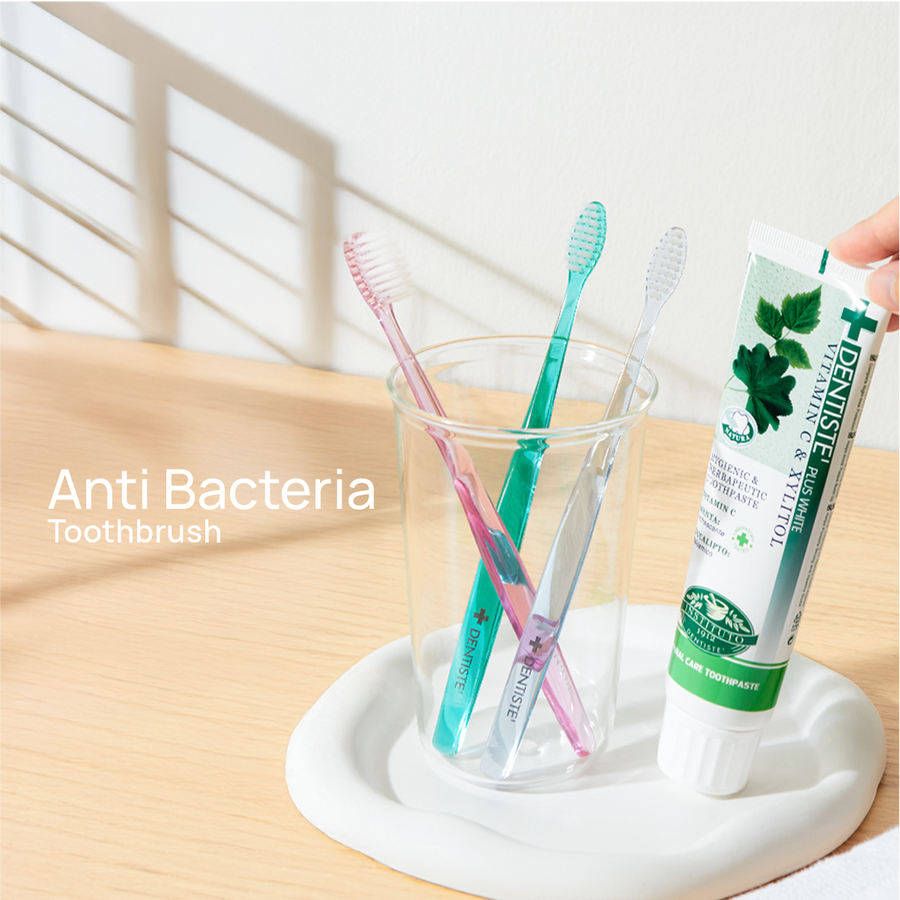 [Free Gift] Anti Bacteria Toothbrush (Japan) - Pink - Image 2