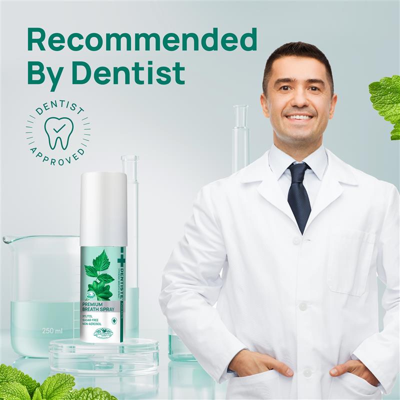 (Deal Duo) Dentiste' Hygienic Breath Spray 15 ml. & Dentiste' Sukkiri Love Mint 20 tab