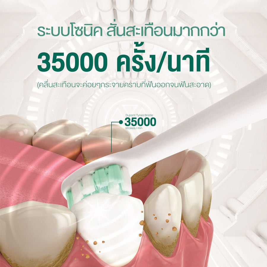 [1 Free 1] Sonic Electronic Toothbrush (5 Mode) - Image 5