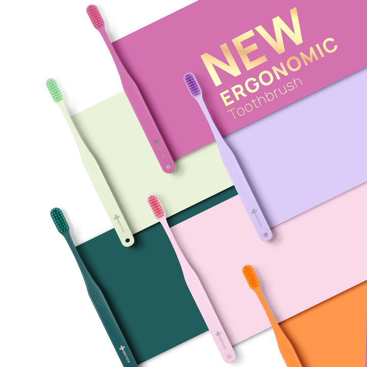 Ergonomic Toothbrush Twin Pack (Random Color)