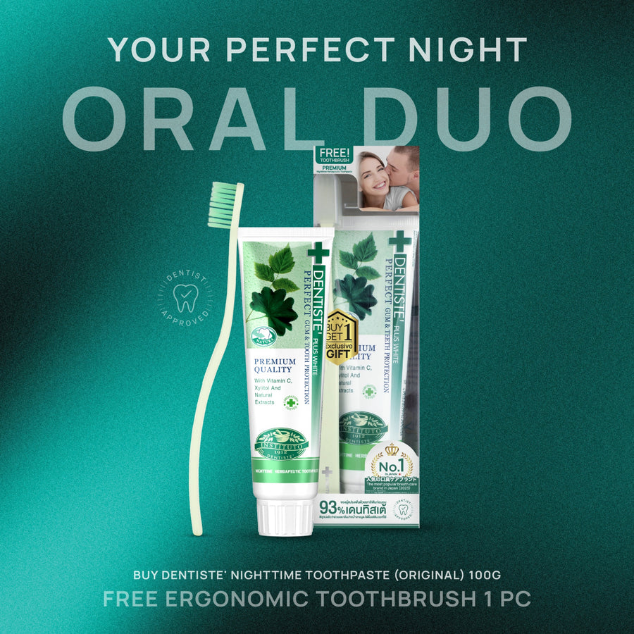 [Buy 1 Get 1] Original Nighttime Toothpaste 100 g Free! Ergonomic Toothbrush