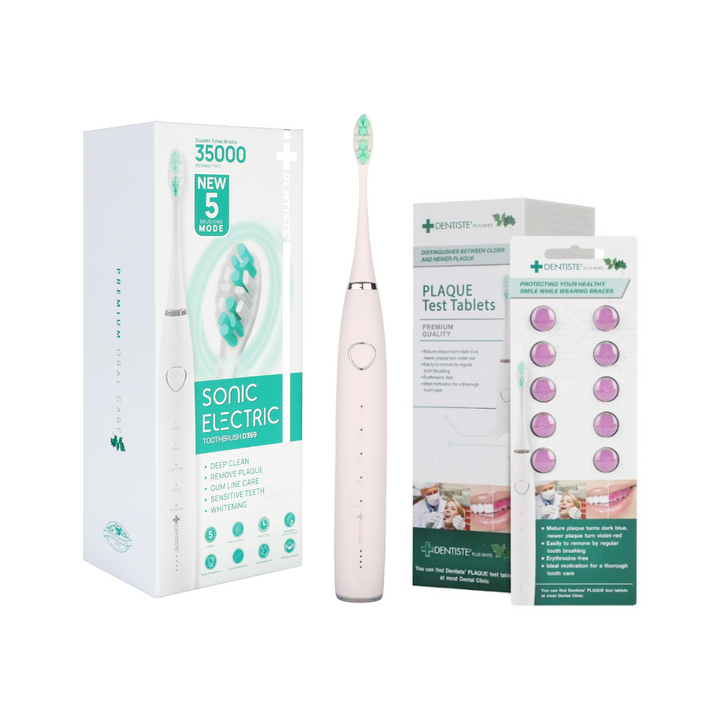 Electric Sonic Toothbrush With Plaque Test