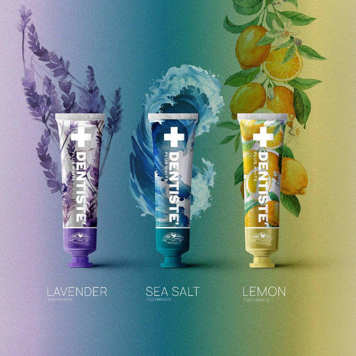 [Limited] Dentiste La Dolce Vita Set - Flavor Edition Toothpaste 50g. Lavender / Sea Salt / Lemon - Image 2